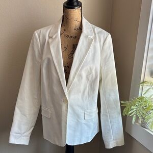 Liz Claiborne Classic White Blazer